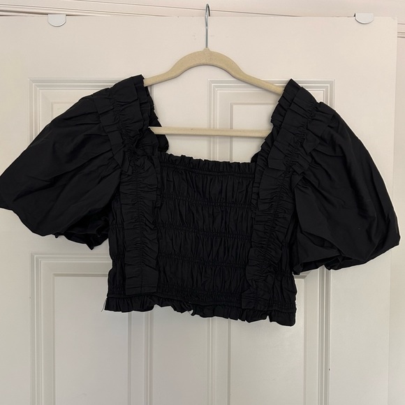 Endless Rose, black crop top, size medium - Picture 2 of 3